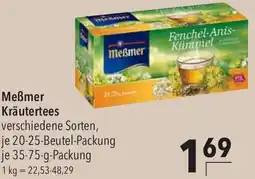 CITTI Markt Meẞmer Kräutertees Angebot