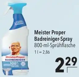 CITTI Markt Meister Proper Badreiniger-Spray Angebot