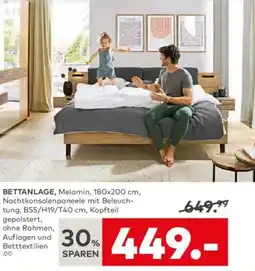 porta SCHLAFZIMMER „TRATTINO" BETTANLAGE Angebot