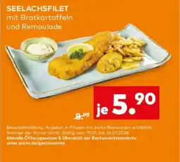 porta SEELACHSFILET mit Bratkartoffeln und Remoulade Angebot
