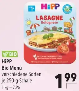 CITTI Markt HiPP Bio Menü Angebot