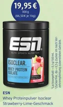 dm drogerie ESN Whey Proteinpulver Isoclear Angebot