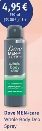 dm drogerie Dove MEN+care Whole Body Deo Spray Angebot