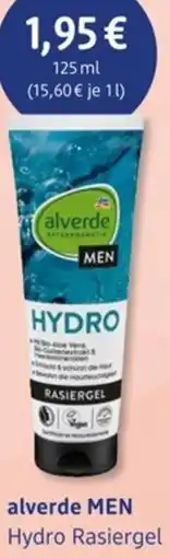 dm drogerie alverde MEN Hydro Rasiergel Angebot