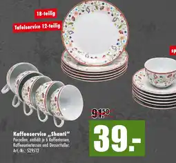 Möbel Mahler Kaffeeservice 'shanti' Angebot