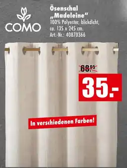 Möbel Mahler Como ösenschal madeleine Angebot