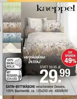 Hofmeister Kaeppel satin-bettwäsche Angebot