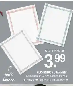 Hofmeister Küchentuch 'rahmen' Angebot