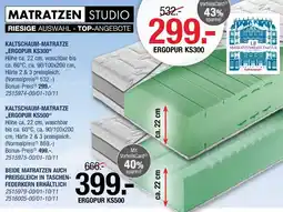 Hofmeister Kaltschaum-matratze ergopur ks300 Angebot