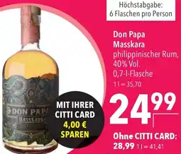 CITTI Markt Don Papa Masskara Angebot
