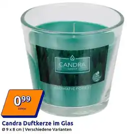 Action Candra Duftkerze im Glas Angebot