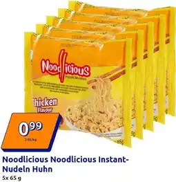 Action Noodlicious Instant Nudeln Huhn Angebot