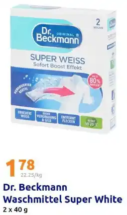 Action Dr. Beckmann Waschmittel Super White Angebot