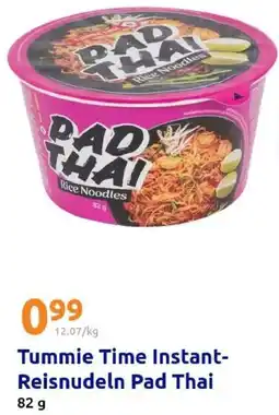 Action Tummie Time Instant Reisnudeln Pad Thai Angebot