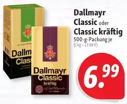 Nah & Frisch Dallmayr Classic oder Classic kräftig Angebot