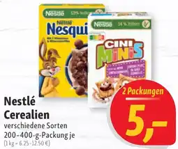 Nah & Frisch Nestlé Cerealien Angebot