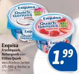 Nah & Frisch Exquisa Fruchtquark, Naturquark oder Fitline Quark Angebot