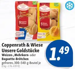 Nah & Frisch Coppenrath & Wiese Unsere Goldstücke Weizen-, Mehrkorn- oder Baguette-Brötchen Angebot