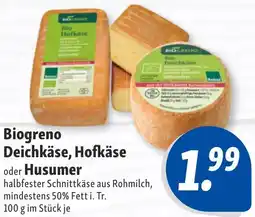 Nah & Frisch Biogreno Deichkäse, Hofkäse oder Husumer Angebot