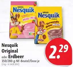 Nah & Frisch Nesquik Original oder Erdbeer Angebot