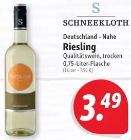 Nah & Frisch SCHNEEKLOTH Riesling Angebot