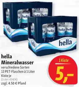 Nah & Frisch hella Mineralwasser Angebot