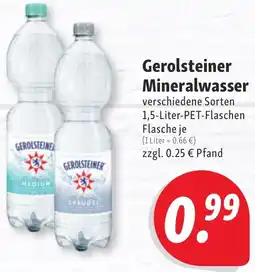 Nah & Frisch Gerolsteiner Mineralwasser Angebot