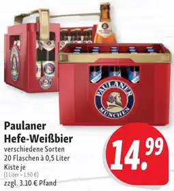 Nah & Frisch Paulaner Hefe-Weißbier Angebot