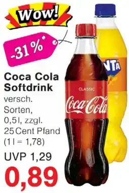 Wiglo Wunderland Coca Cola Softdrink Angebot