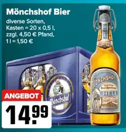 Logo Getränkemarkt Mönchshof Bier Angebot