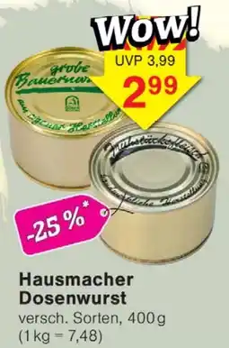 Wiglo Wunderland Hausmacher Dosenwurst Angebot