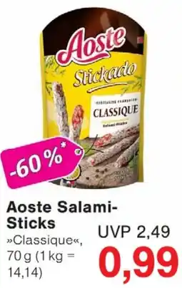 Wiglo Wunderland Aoste Salami Sticks Angebot