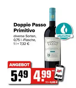 Logo Getränkemarkt Doppio Passo Primitivo Angebot