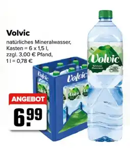 Logo Getränkemarkt Volvic natürliches Mineralwasser, Angebot