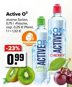 Logo Getränkemarkt Active O² Angebot