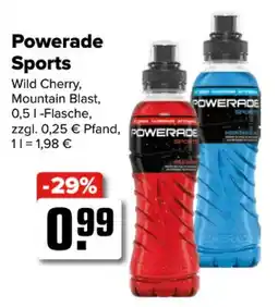 Logo Getränkemarkt Powerade Sports Angebot