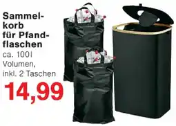 Wiglo Wunderland Sammelkorb für Pfandflaschen Angebot