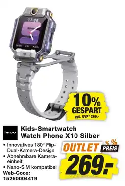 HEM Expert imoo Kids-Smartwatch Watch Phone X10 Silber Angebot