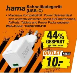 HEM Expert hama Schnellladegerät (USB-C) Angebot