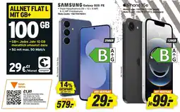 HEM Expert Apple iPhone 16e + ALLNET FLATL MIT GB+ 100GB Angebot