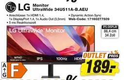 HEM Expert LG Monitor UltraWide 34U511A-B.AEU Angebot
