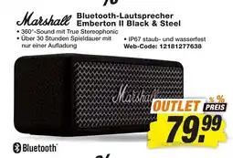 HEM Expert Marshall Bluetooth-Lautsprecher Emberton II Black & Steel Angebot
