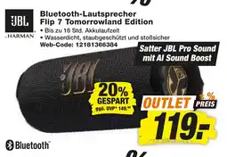 HEM Expert JBL Bluetooth-Lautsprecher Flip 7 Tomorrowland Edition Angebot