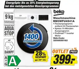 HEM Expert beko Waschmaschine BM3WFU4941A Angebot