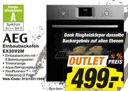 HEM Expert AEG Einbaubackofen EX30V2M Angebot