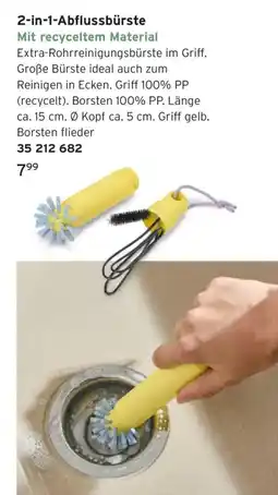 Tchibo 2-in-1-Abflussbürste Angebot