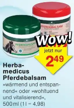 Wiglo Wunderland Herbamedicus Pferdebalsam Angebot