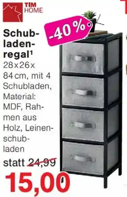 Wiglo Wunderland TIM HOME Schubladenregal Angebot