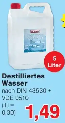 Wiglo Wunderland Dr. Starke Destilliertes Wasser Angebot
