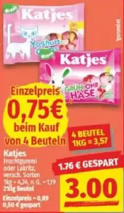 NP Discount Katjes Fruchtgummi oder Lakritz Angebot